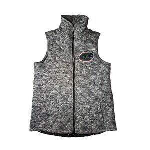 Game Day Couture Womens Vest Size M Florida Gators Herringbone Quilted